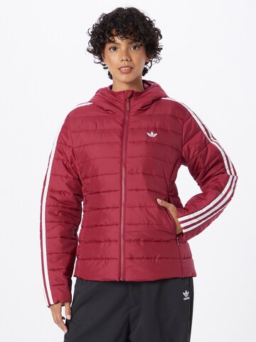 ADIDAS ORIGINALS Between-Season Jacket in Carmine Red ABOUT YOU