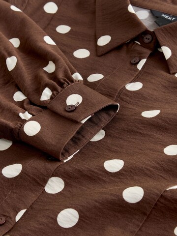 Next Shirt dress in Brown