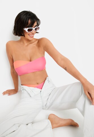 LSCN by LASCANA Bandeau Bikini in Pink