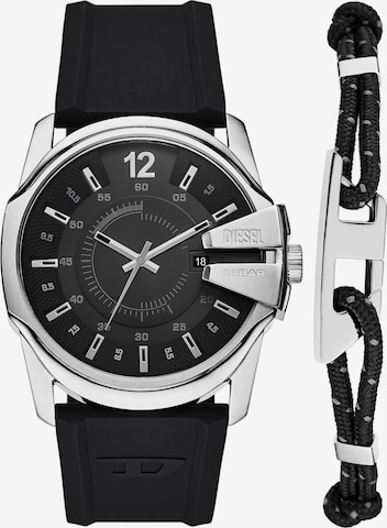 DIESEL Analoginen kello 'MASTER CHIEF' värissä hopea: etupuoli