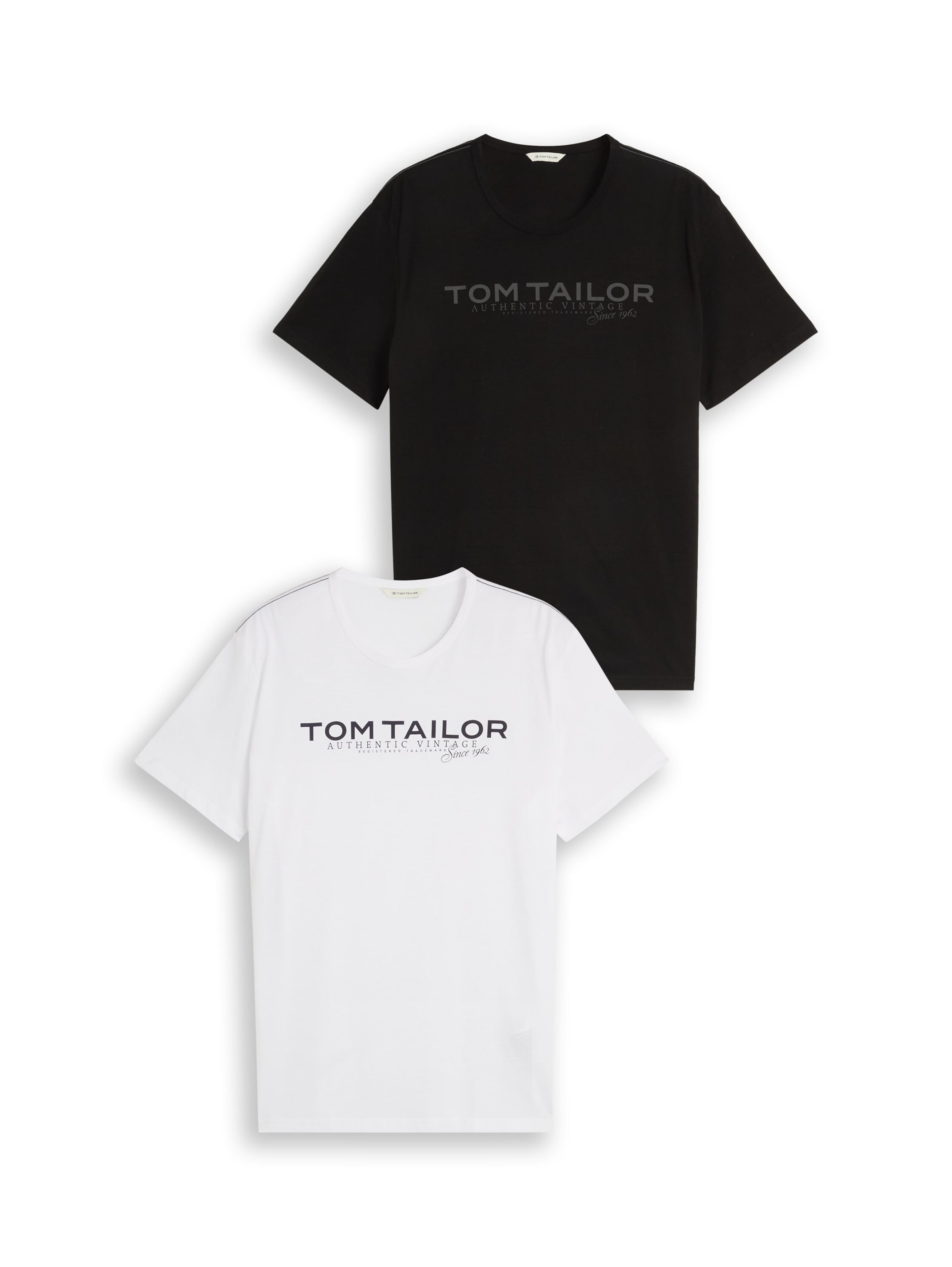 TOM TAILOR T-Shirt in Schwarz: Vorderseite