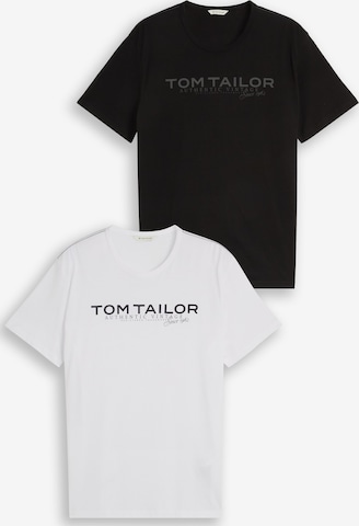 TOM TAILOR T-Shirt in Schwarz: Vorderseite