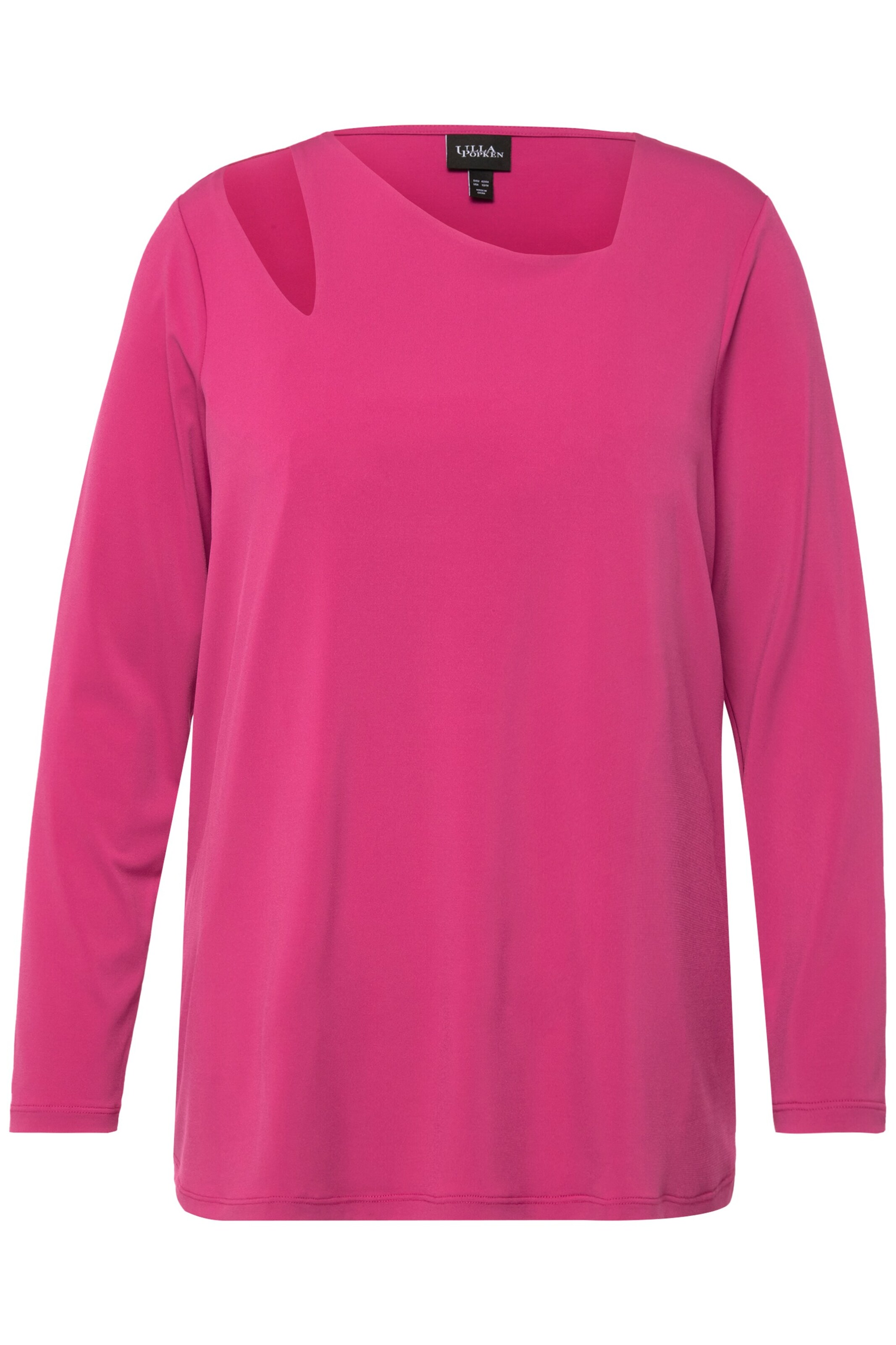 Ulla Popken Shirt in Roze: voorkant