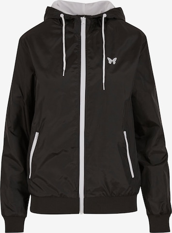 Mister Tee Välikausitakki 'Fly Away' värissä musta: etupuoli