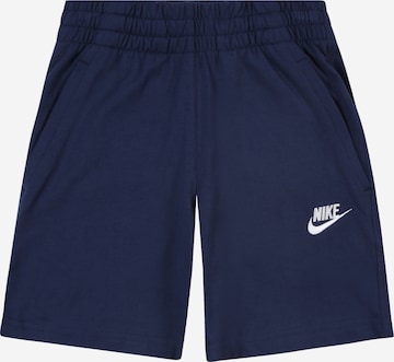Nike Sportswear Shorts 'CLUB' in Blau: Vorderseite