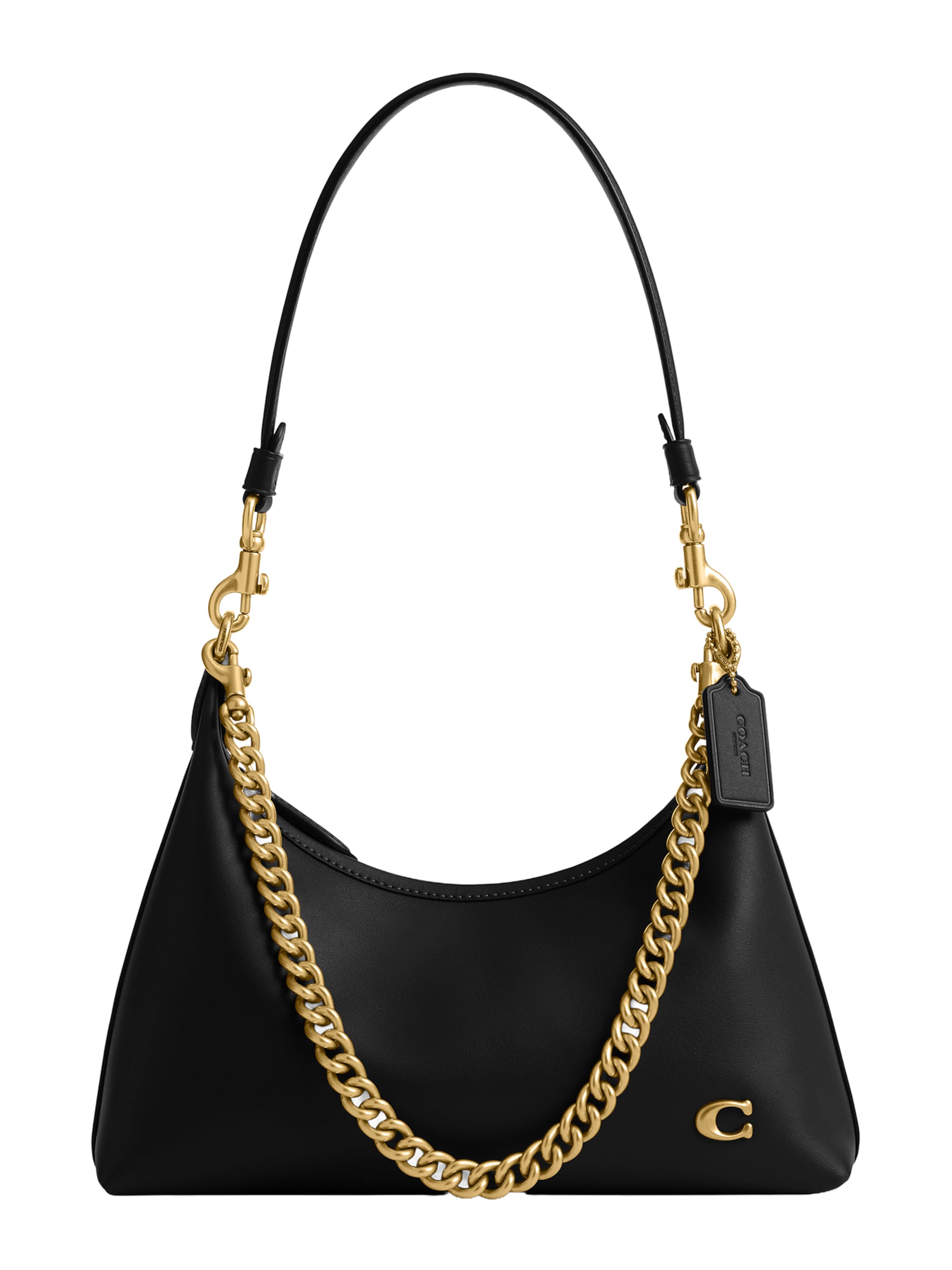 COACH Наплечная сумка в Черный: спереди