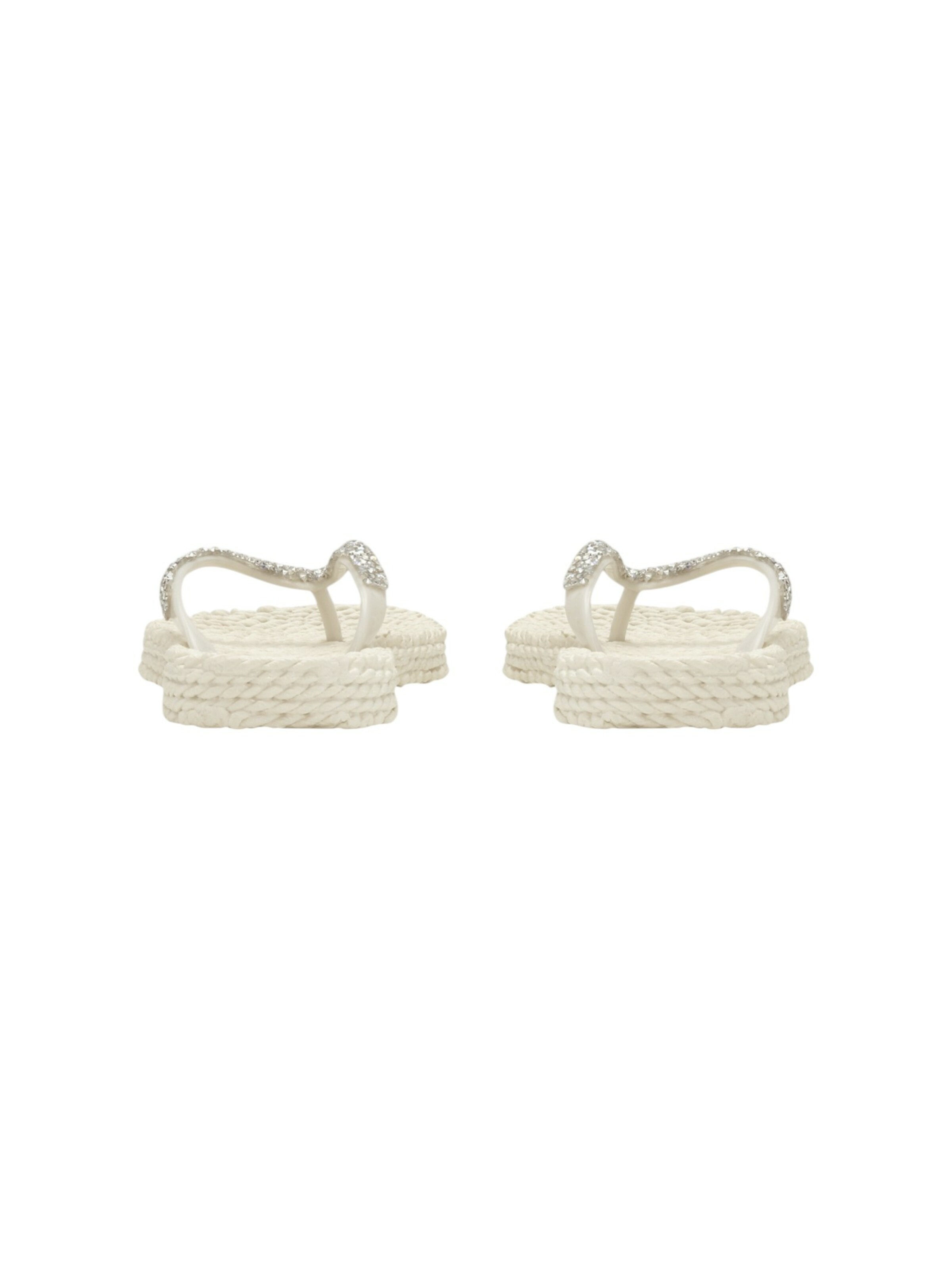 ILSE JACOBSEN T-Bar Sandals in Beige