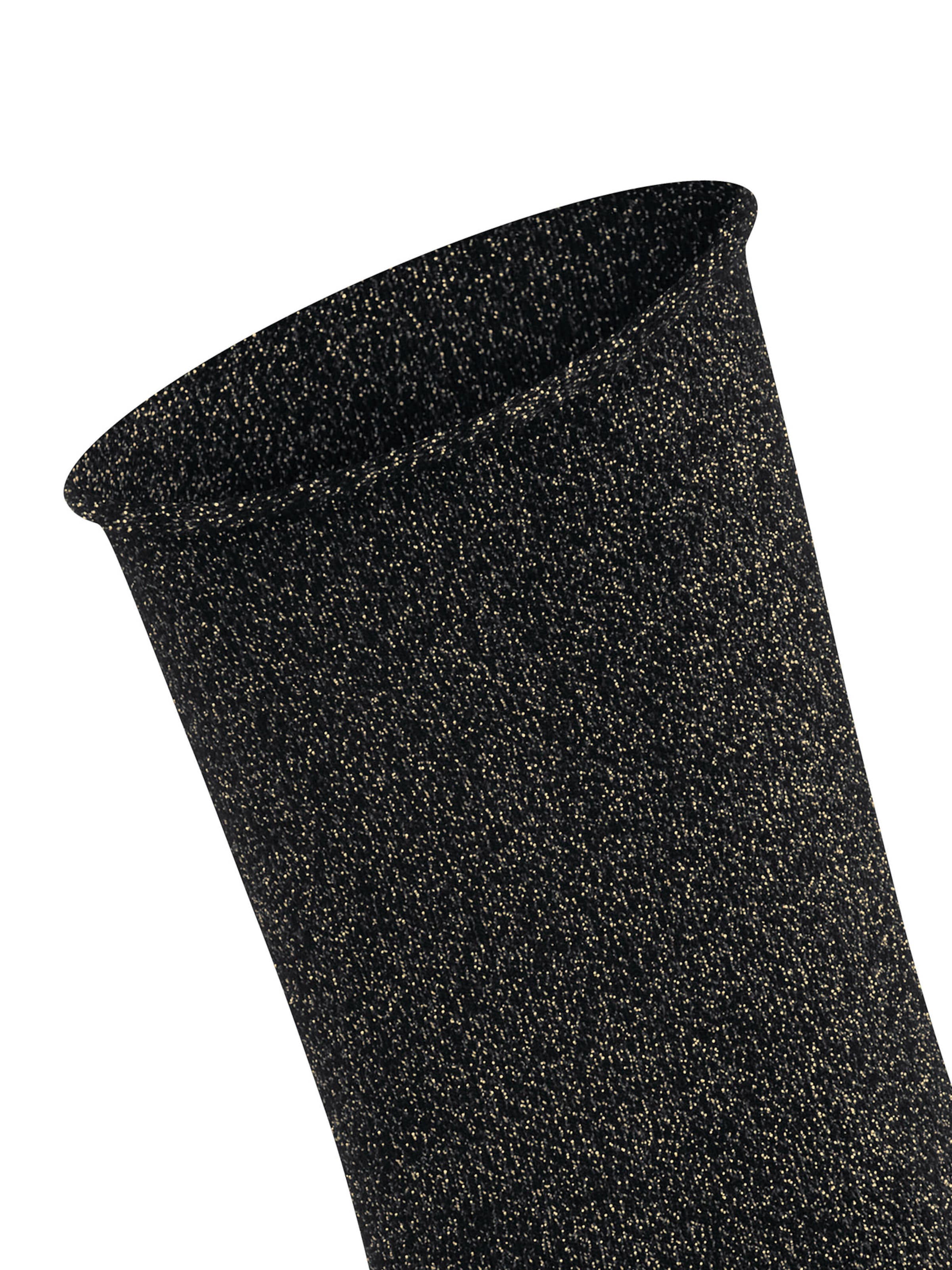 FALKE Socken 'Shiny' in Schwarz