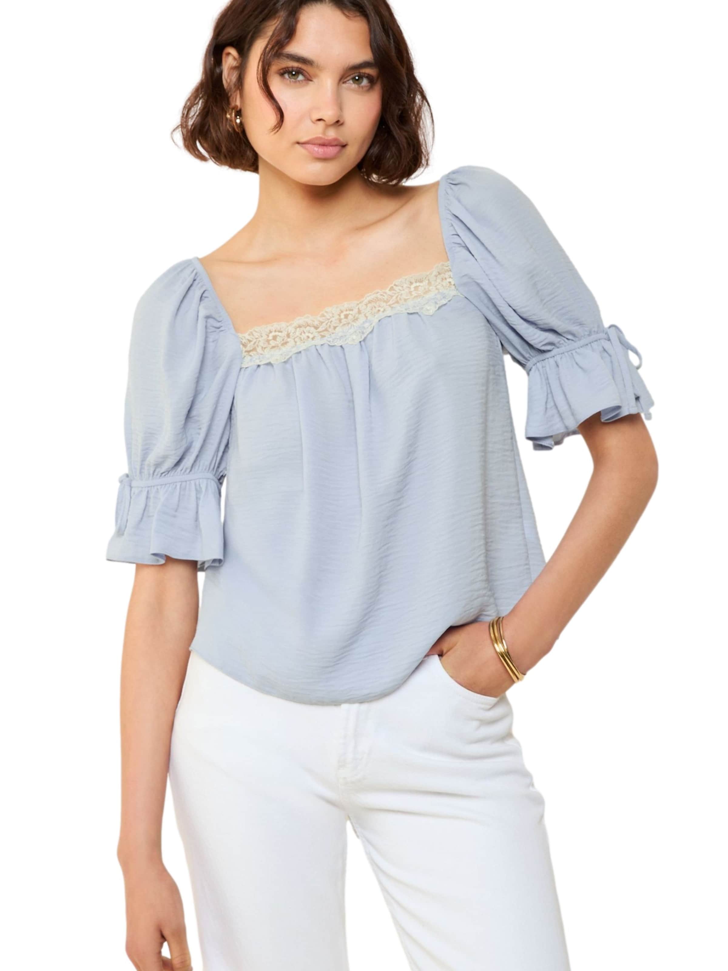Friends Like These - Blusa en azul: frente