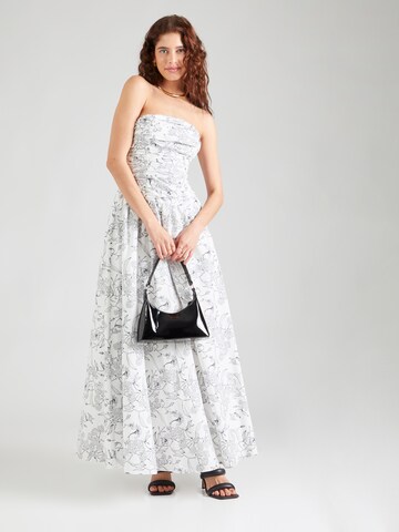 True Decadence Evening Dress in White