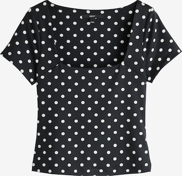 T-shirt Next en noir : devant