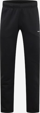 Tapered Pantaloni de la Champion Authentic Athletic Apparel pe negru: față