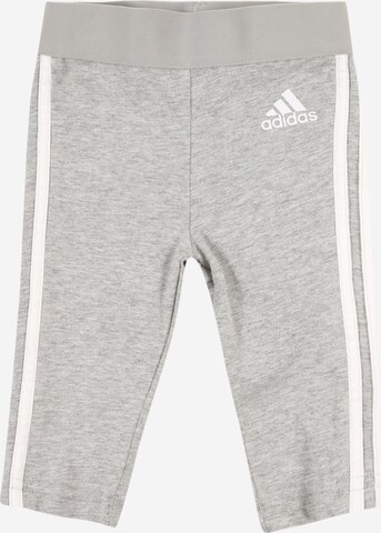 ADIDAS SPORTSWEAR Regular Sports trousers 'Essentials 3 Stripes' in Grey: front