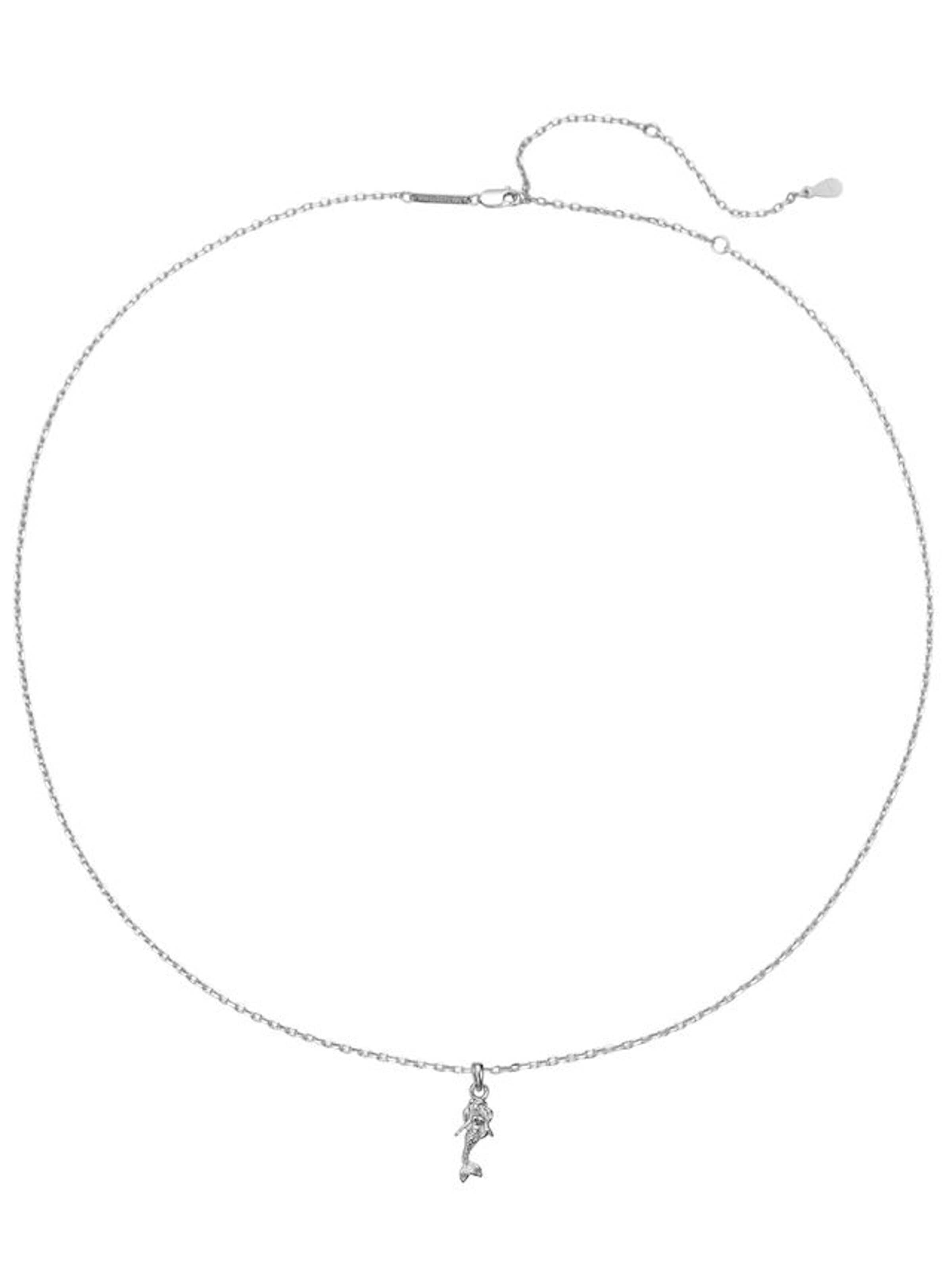 Collana 'Mermaid Charm' di Hey Happiness in argento: frontale