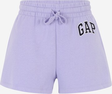 Gap Petite Regular Trousers 'HERITAGE' in Purple: front