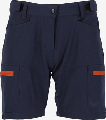 Whistler Regular Workout Pants 'LONA' in Blue: front