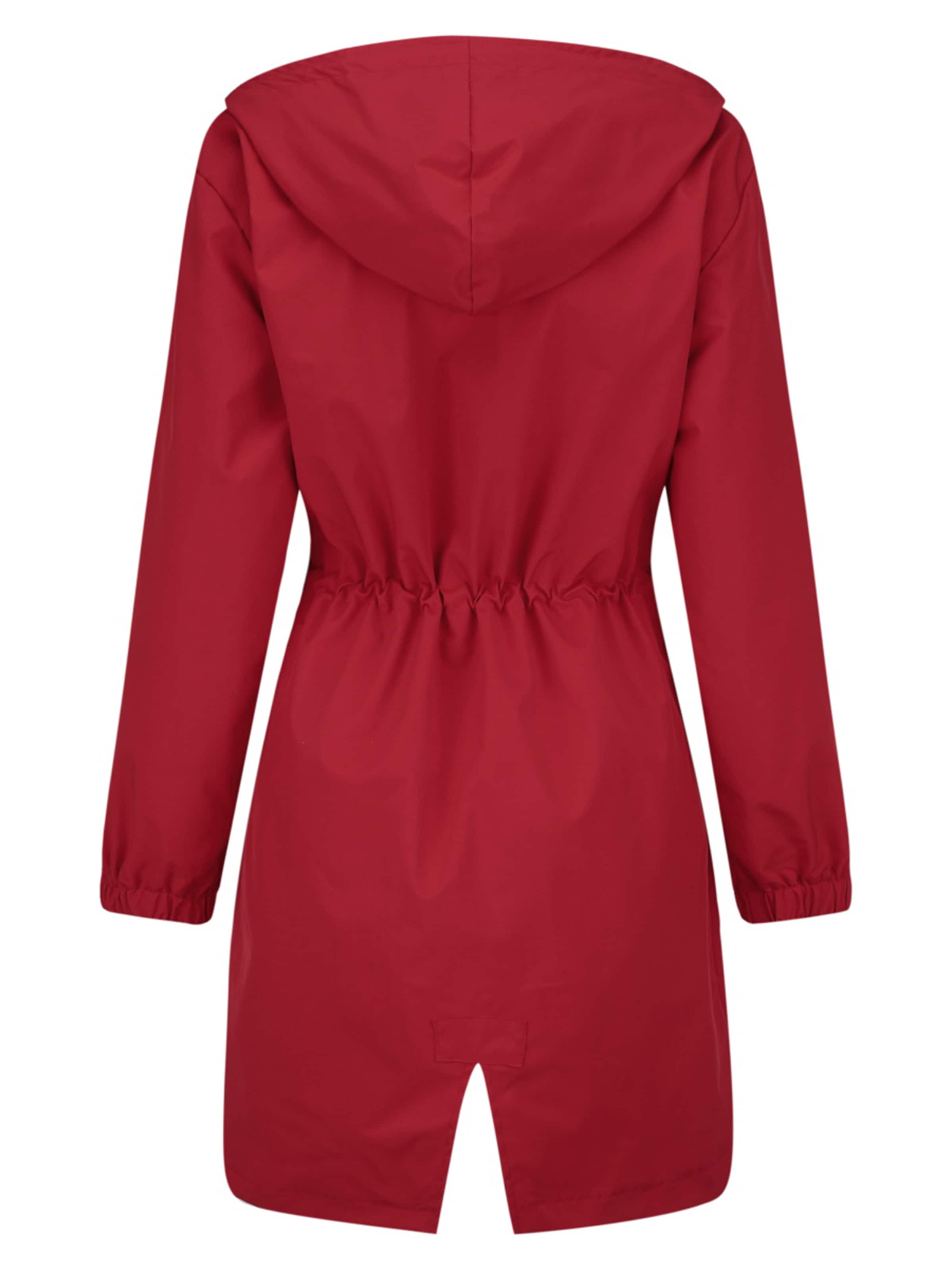 Youthup Between-Seasons Coat in Red
