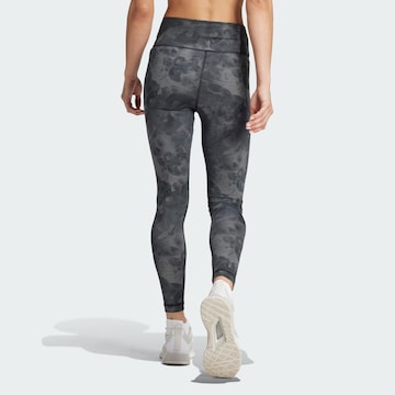 ADIDAS PERFORMANCE Skinny Workout Pants in Grey
