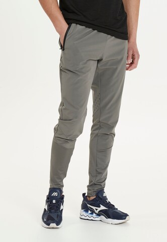 Virtus Tapered Workout Pants 'BLAG V2 M' in Grey: front