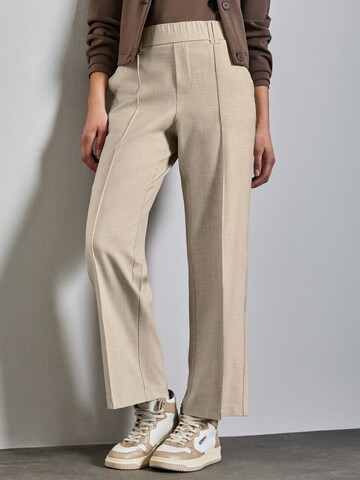 STREET ONE Wide leg Trousers in Beige