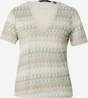 VERO MODA Shirt 'DICTE' in Green: front