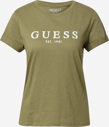 GUESS Shirt in Groen: voorkant