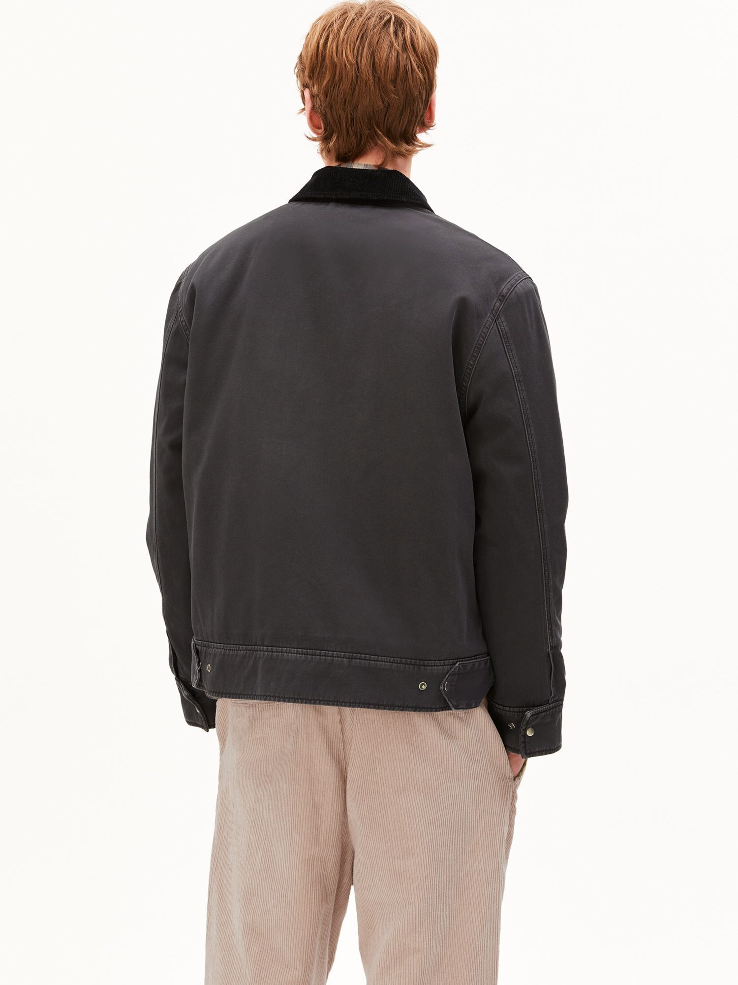 Veste mi-saison ARMEDANGELS en gris : derrière