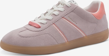 Tamaris Trampki niskie w kolorze różowy: przód