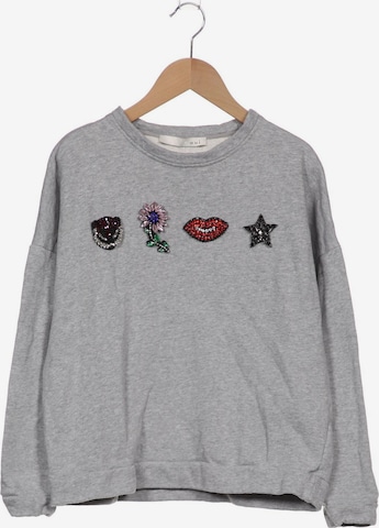 OUI Sweatshirt & Zip-Up Hoodie in XS in Grey: front