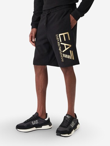 regular Pantaloni sportivi '7M001414 AF22266' di EA7 Emporio Armani in nero: frontale
