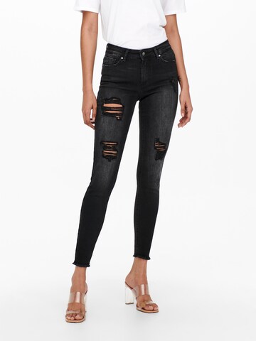 ONLY Skinny Jeans in Zwart: voorkant