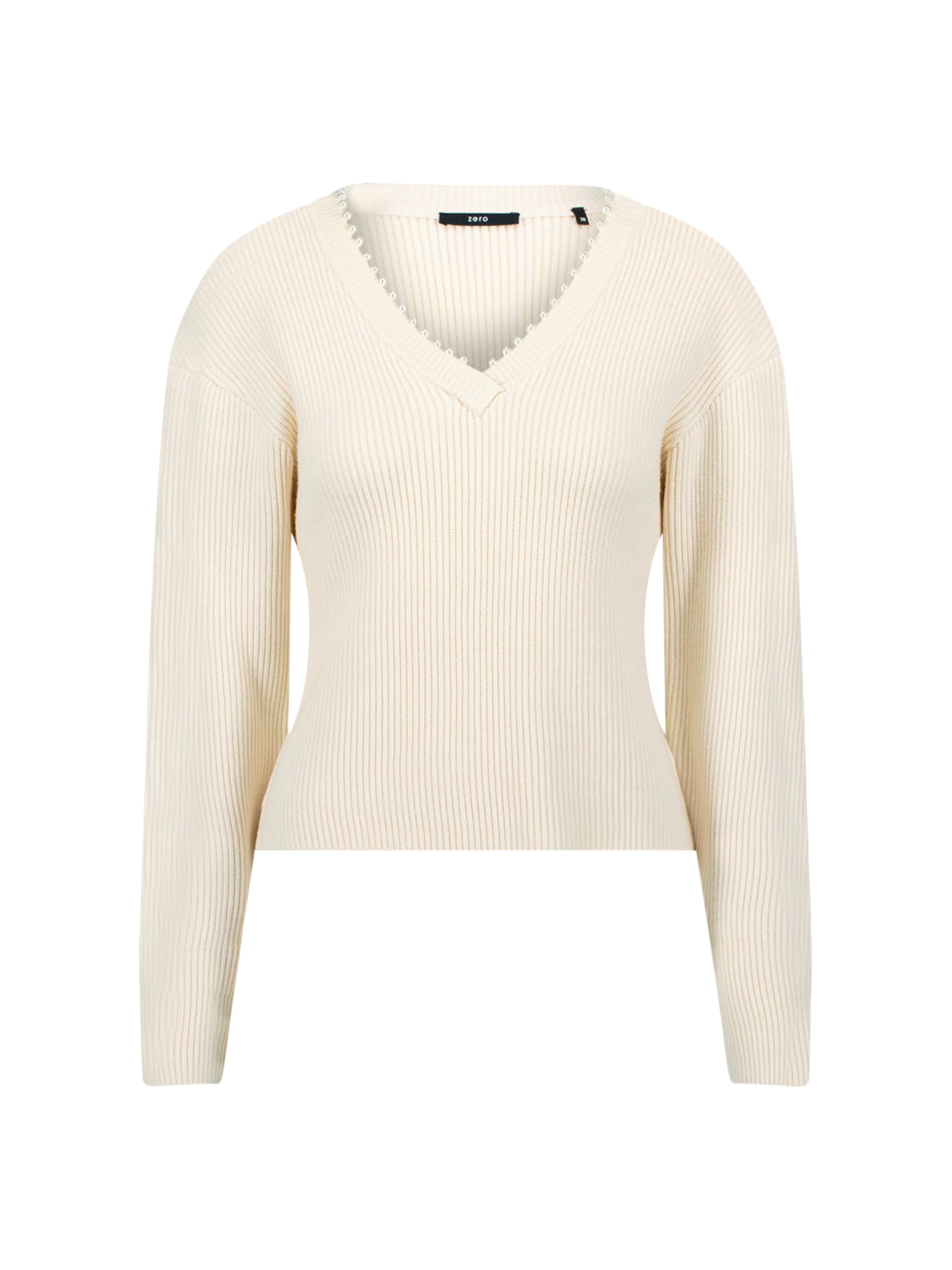 Pullover di zero in beige: frontale