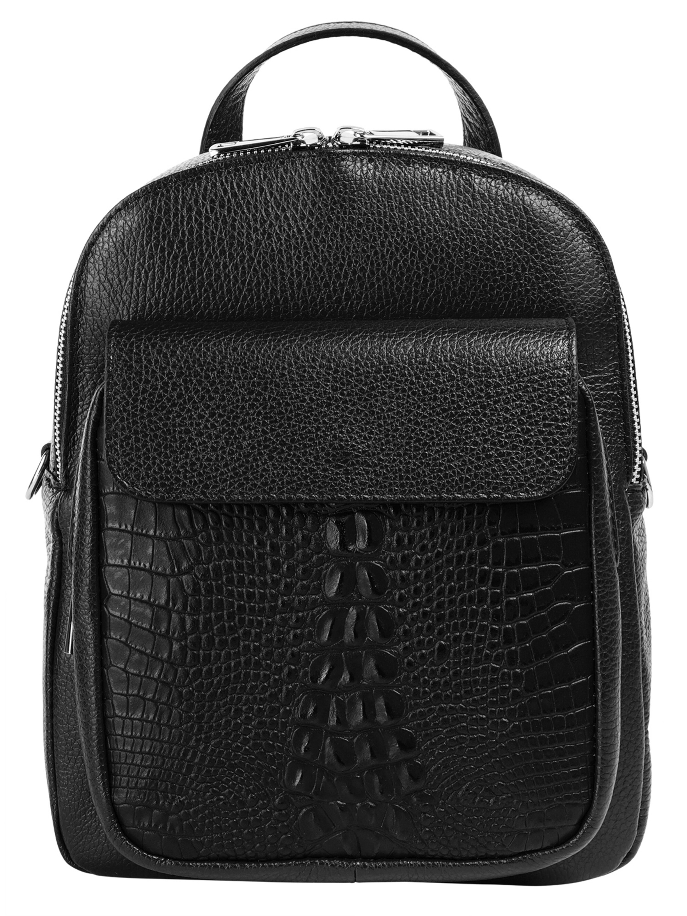 Sac à dos Cluty en noir : devant