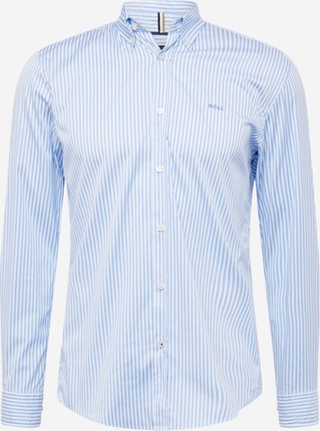 BOSS Slim fit Overhemd 'ROAN' in Blauw: voorkant