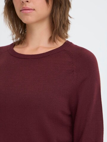 Oxmo Trui ' OXBMMNORA RAGLAN JUMPER ' in Rood