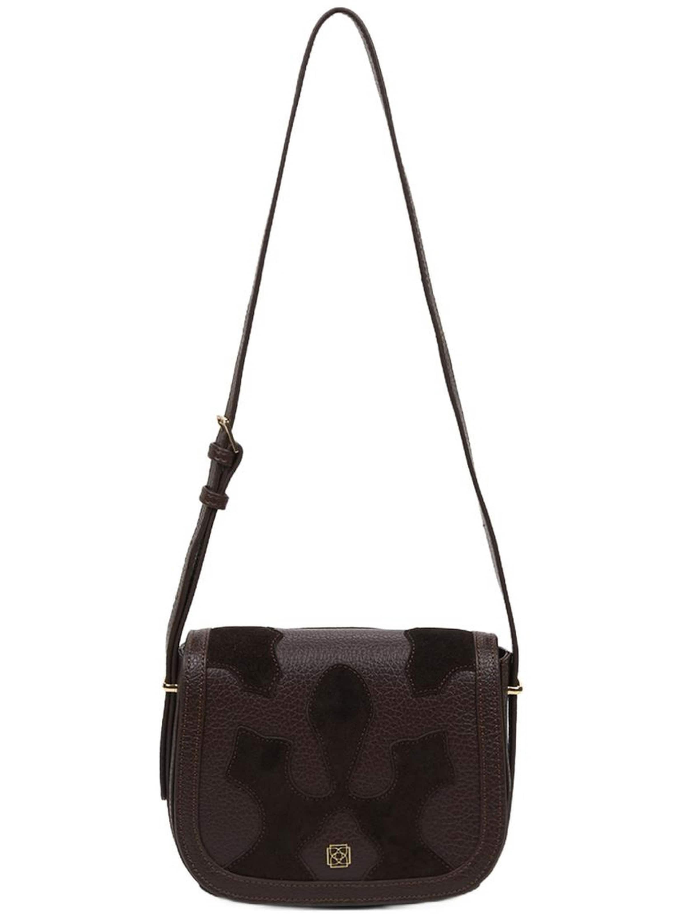 Desa Shoulder Bag 'Umhängetasche' in Brown: front