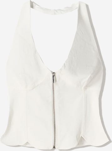 Bershka Topp i vit: framsida