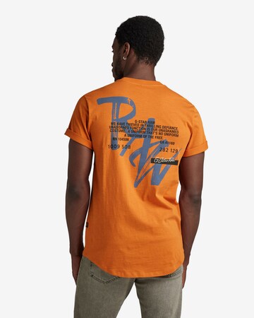 T-Shirt G-Star RAW en orange