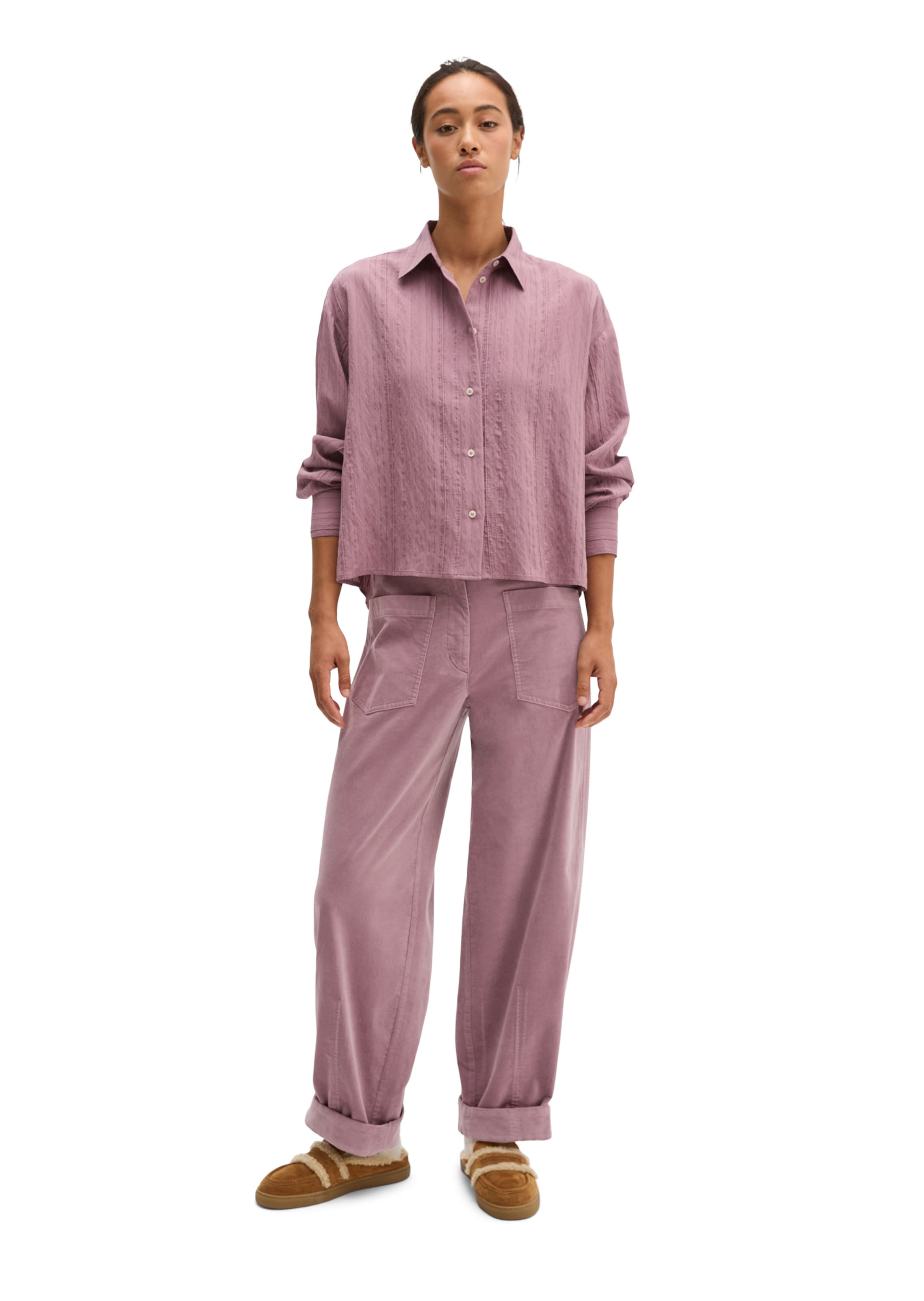 Marc O'Polo Blouse in Pink: front