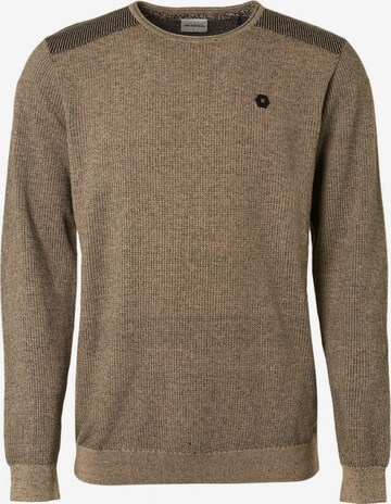 No Excess Sweater in Brown: front