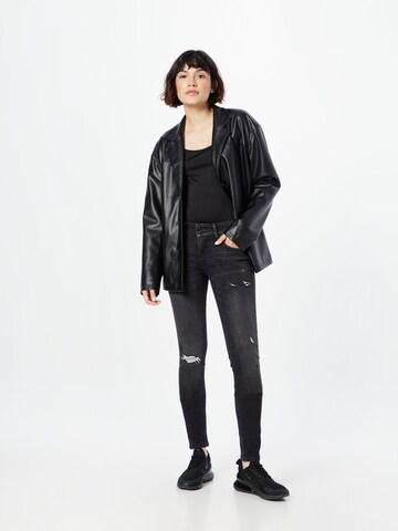LTB Slimfit Jeans 'Molly' in Zwart