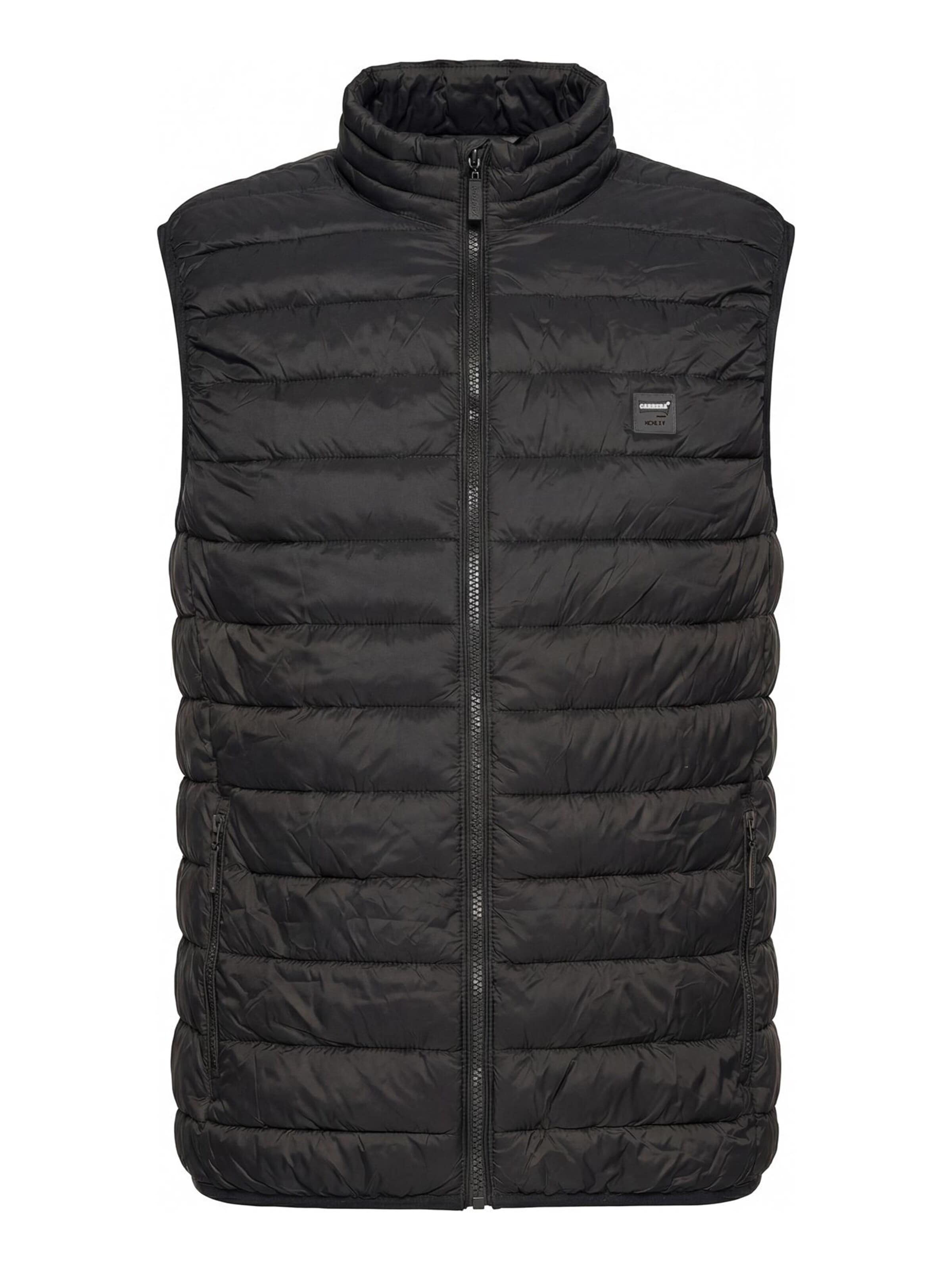 Carrera Jeans Weste 'Windproof'‌ in Schwarz