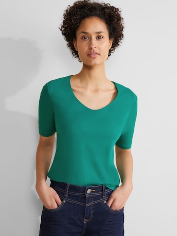 STREET ONE - Camiseta 'Palmira' en verde: frente