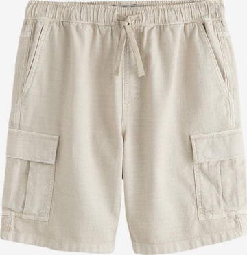 Regular Pantalon cargo Next en beige : devant
