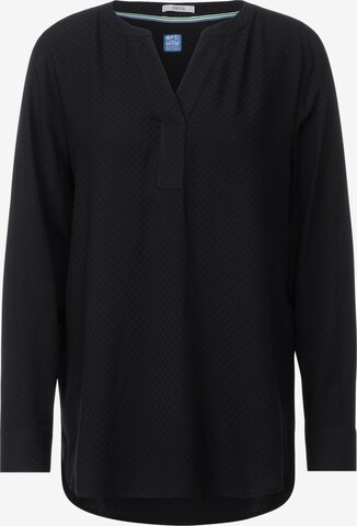 CECIL Blouse 'Dobby' in Black: front