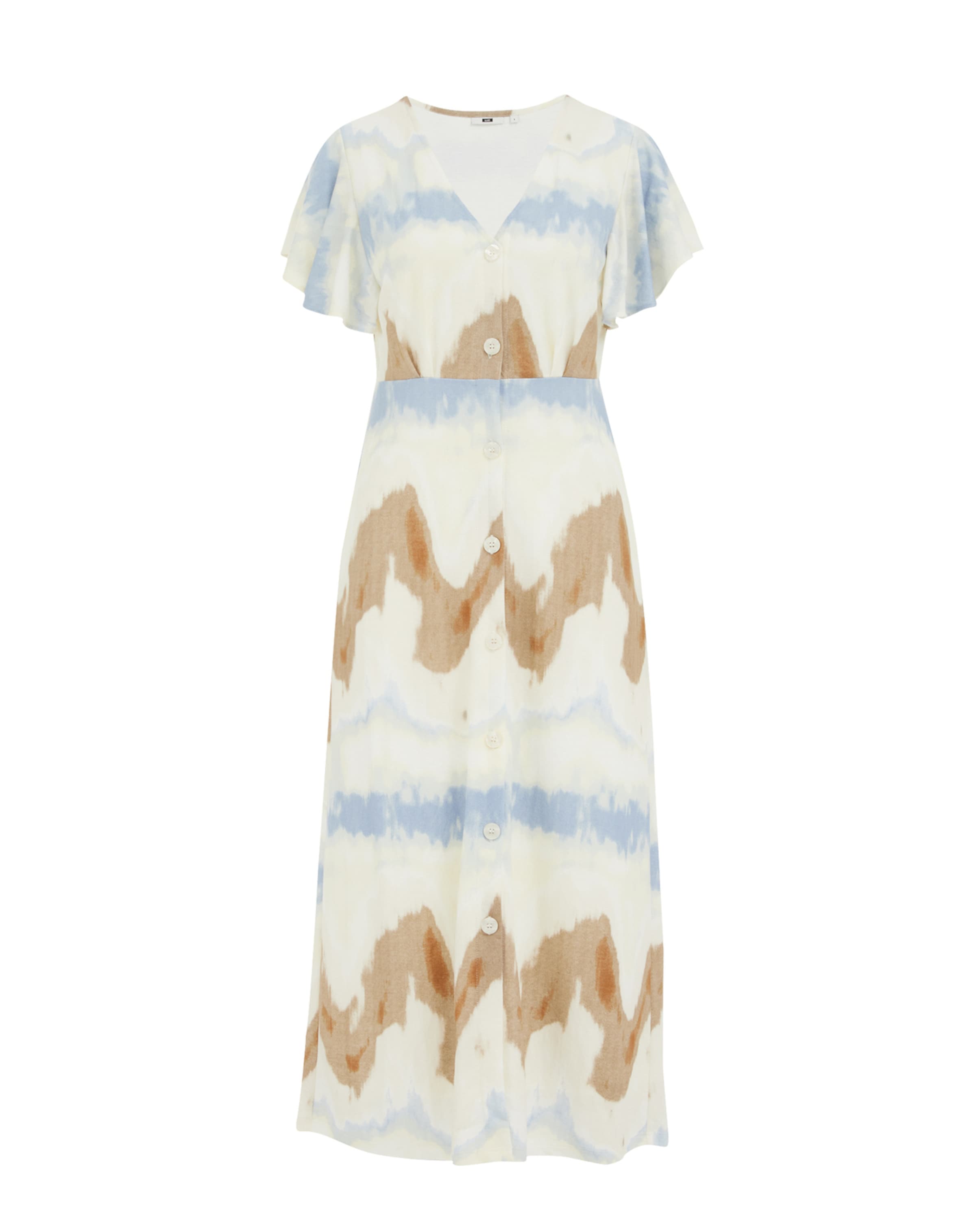 WE FashionKošulja haljina - plava boja: prednji dio