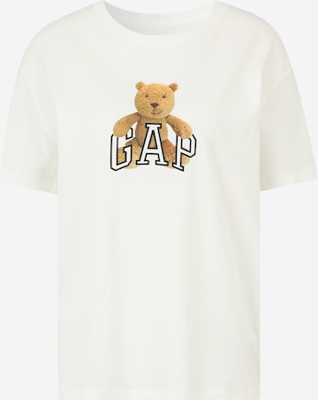 Gap Petite Shirt 'BRANNON' in Wit: voorkant