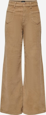 ONLY Wide leg Pants in Brown: front
