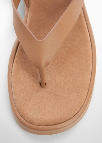 MANGO Sandals 'tila' in Brown