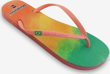 Brasileras Strand-/badschoen 'Cosmic' in Oranje: voorkant